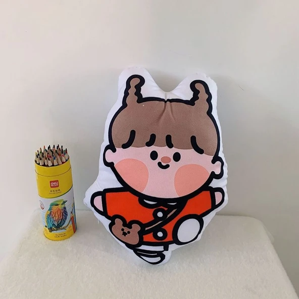 Peluş Yastık - Sarı Çiçek - 500 - 5