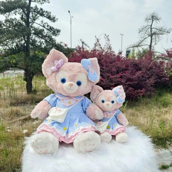 70-79cm Oyuncak Bebek Giysisi - M Beden Mor Papatya Elbise - 9