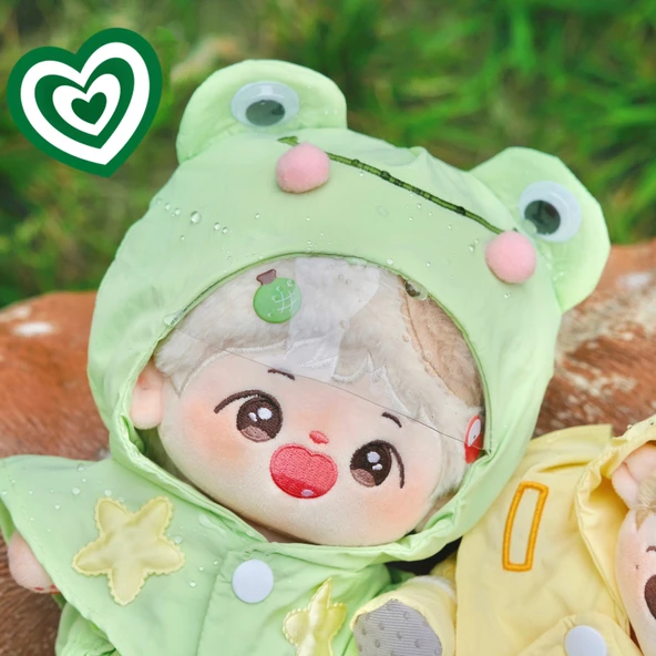 20cm Oyuncak Bebek Yağmurluğu - Sarı - 4