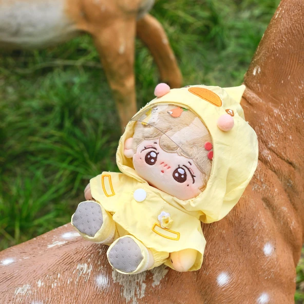 20cm Oyuncak Bebek Yağmurluğu - Yeşil - 6