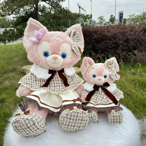 70-79cm Oyuncak Bebek Giysisi - M Beden Mor Papatya Elbise - 10