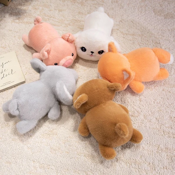 Sevimli Hayvan Peluş Oyuncak - Fil - 20cm - 9