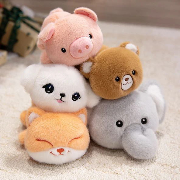Sevimli Hayvan Peluş Oyuncak - Fil - 20cm - 8