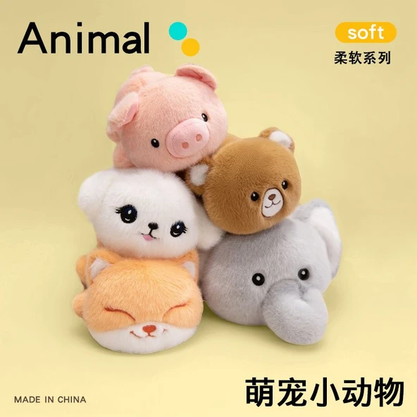 Sevimli Hayvan Peluş Oyuncak - Fil - 20cm - 3