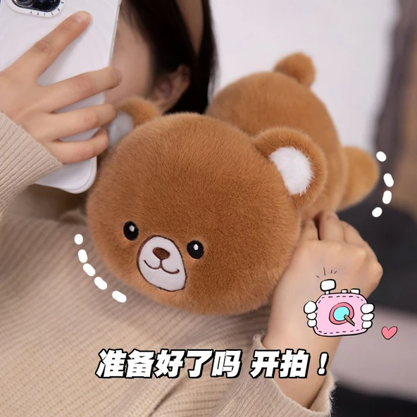 Sevimli Hayvan Peluş Oyuncak - Fil - 20cm - 11