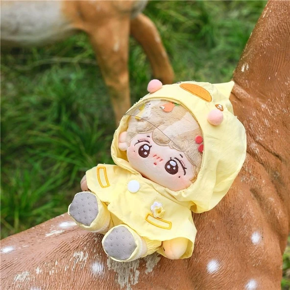 20cm Oyuncak Bebek Yağmurluğu - Yeşil - 12