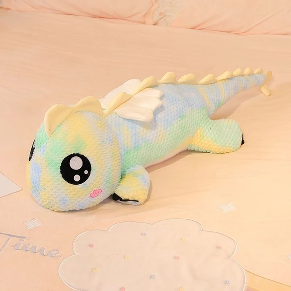 Mavi Bebek Ejderha Peluş Oyuncak - 170cm - 6