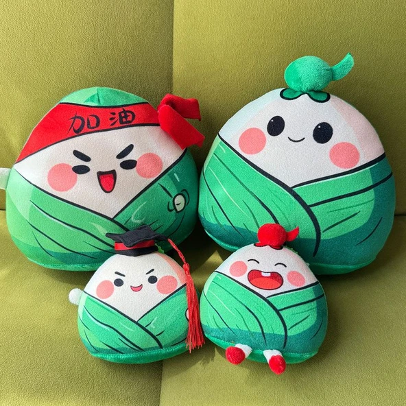 Duan Wu Festivali Zongzi Peluş Oyuncak - Lise Stili 25cm - 10