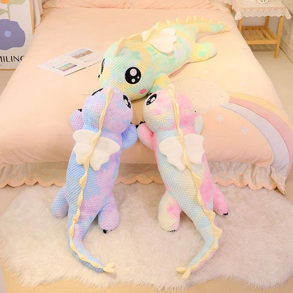 Mavi Bebek Ejderha Peluş Oyuncak - 170cm - 8
