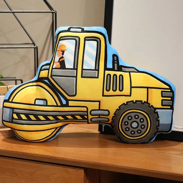 40cm İnşaat Serisi Peluş Oyuncak - Silindir