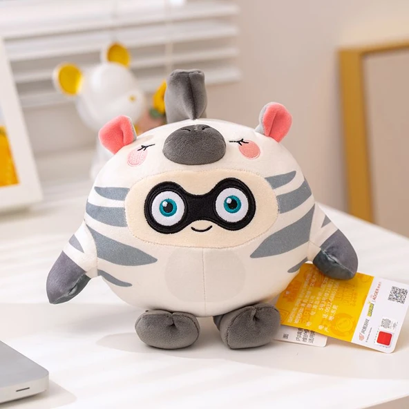 Yumurta Parti Serisi Zebra Lele Peluş Oyuncak - 23cm