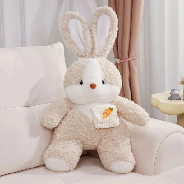 Çantalı Tavşan Peluş Oyuncak - 35cm