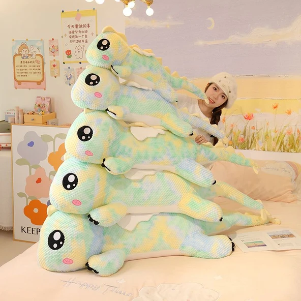 Mavi Bebek Ejderha Peluş Oyuncak - 170cm - 3
