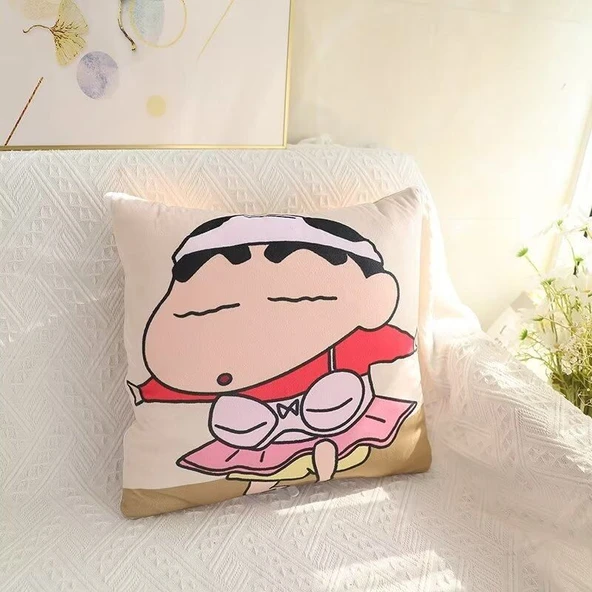 Crayon Shin-chan Bahar Serisi Klima Yorganı 2'si 1 Arada - Resim 4, 39x39cm - Resim 5