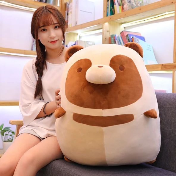 Sevimli Rakun ve Tilki Peluş Oyuncak - Rakun Küçük 45cm