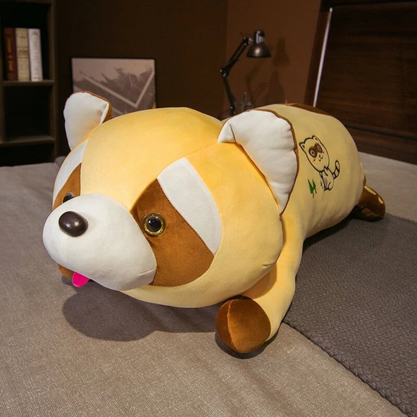 Oyuncak Rakun Peluş - Sarı - 60cm