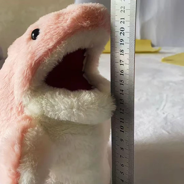 Köpek Balığı El Kuklası - Gri - 22cm - 4