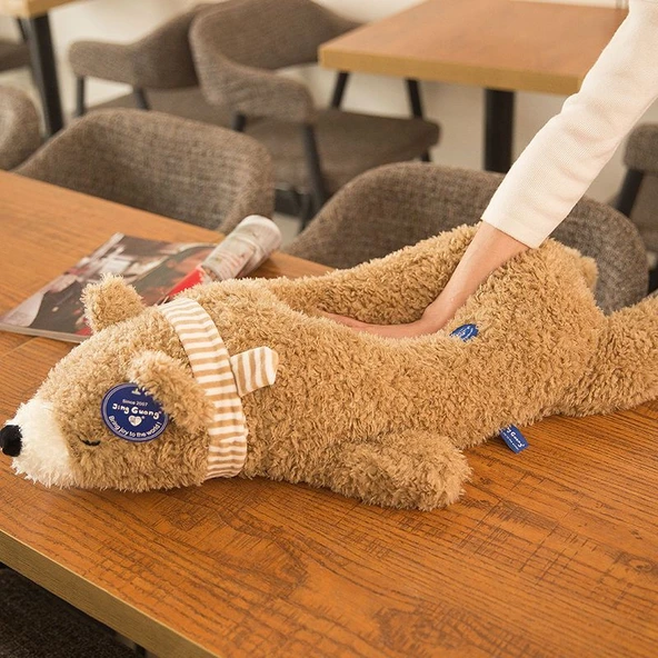 Kahverengi Peluş Kutup Ayısı Oyuncak - 100cm - 8