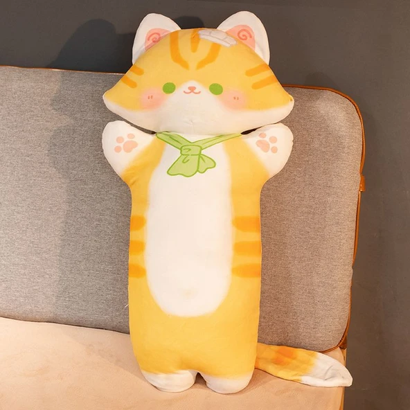 Rakun Peluş Kedi Yastık Oyuncak - 45cm