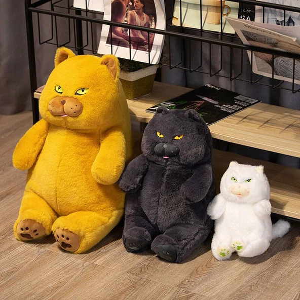 Sarı İngiliz Shorthair Kedi Peluş Oyuncak - 30 cm - 10