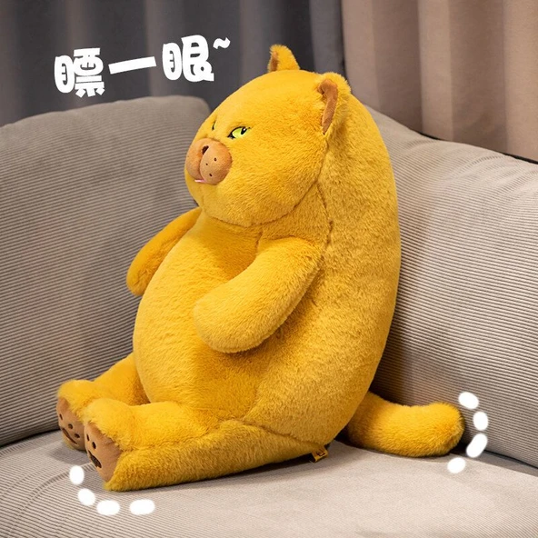 Gri İngiliz Shorthair Kedi Peluş Oyuncak - 80 cm - 8