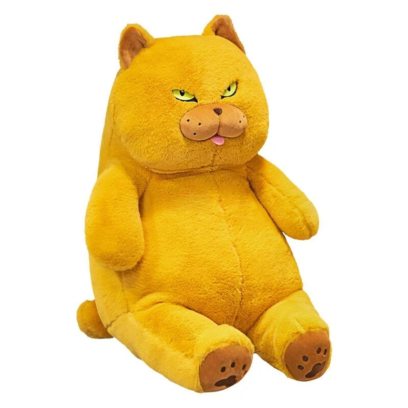 Gri İngiliz Shorthair Kedi Peluş Oyuncak - 80 cm - 12