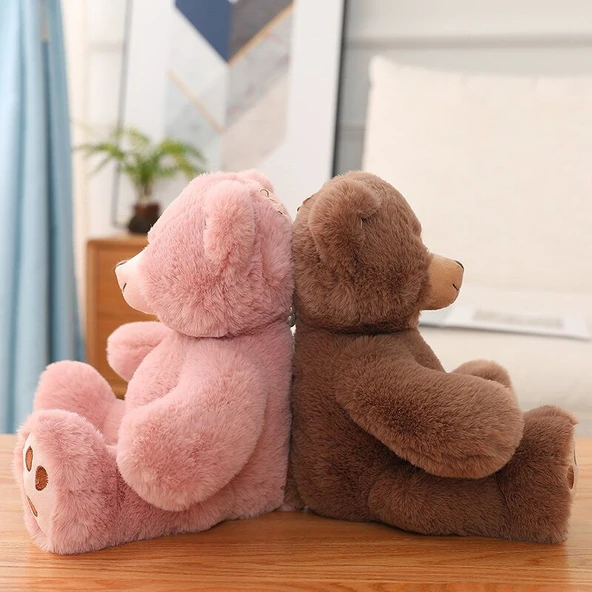 Peluş Oyuncak Ayıcık - Gri, 35cm - 9
