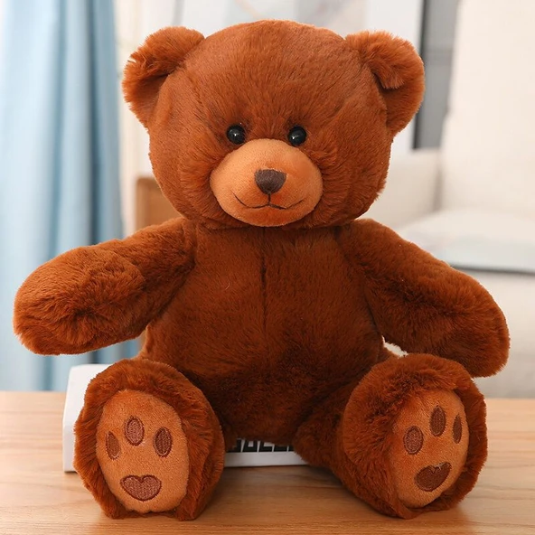 Peluş Oyuncak Ayıcık - Gri, 35cm - 6