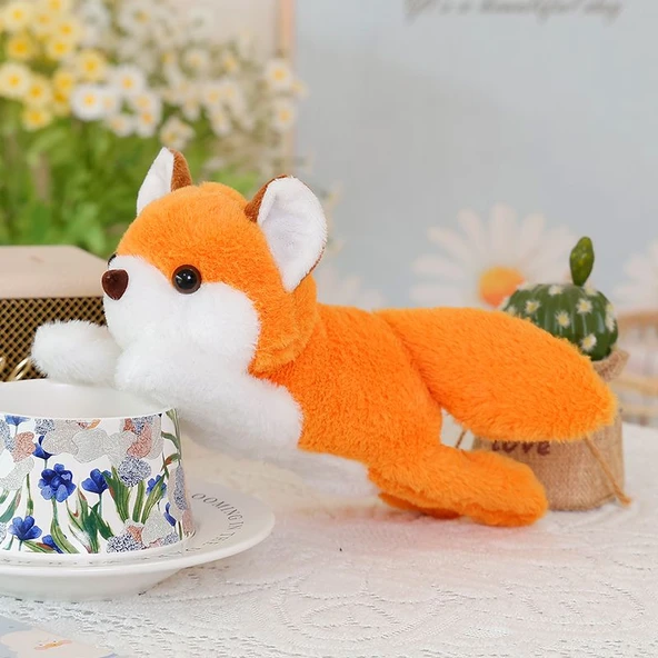18cm Peluş Oyuncak - Turuncu Tilki