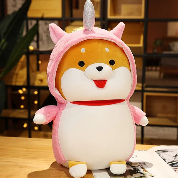 Dönüşen Çift Meng Xiaochai Peluş Oyuncak - Pembe 70cm