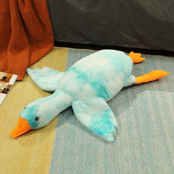 Gri Renkli Peluş Ördek Oyuncak - 90cm - 7