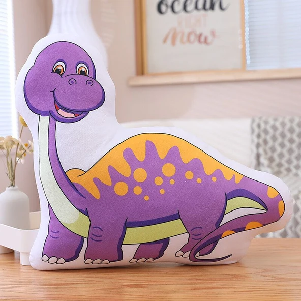 Brontosaurus Peluş Yastık - 55cm