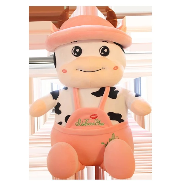 Yeşil İnek Peluş Oyuncak Bebek - 110cm - 6