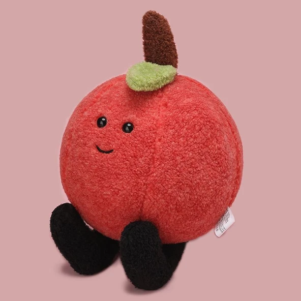 Liçi Peluş Oyuncak - Kırmızı - 35cm - 4