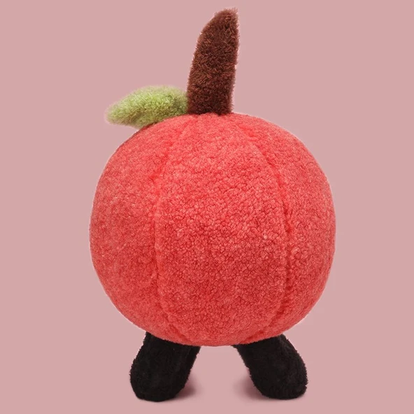 Liçi Peluş Oyuncak - Kırmızı - 35cm - 10