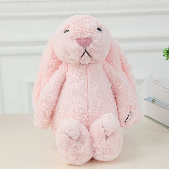 Peluş Oyuncak Tavşan - Pembe - 80cm