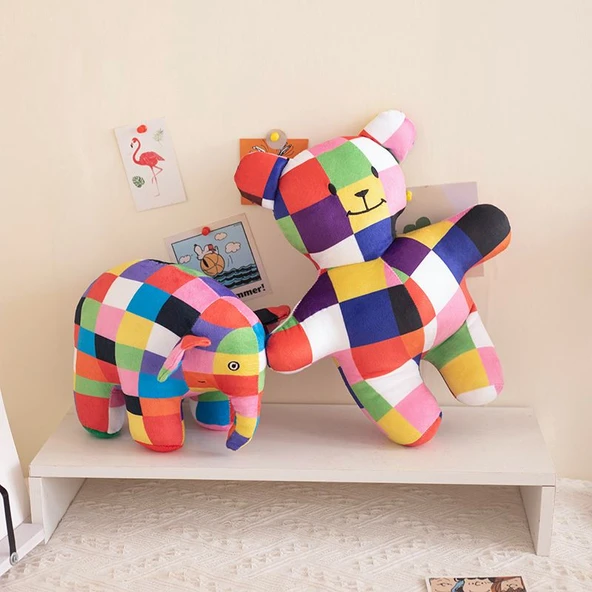 Ekose Seri Peluş Oyuncak - Emma - 30cm - 5