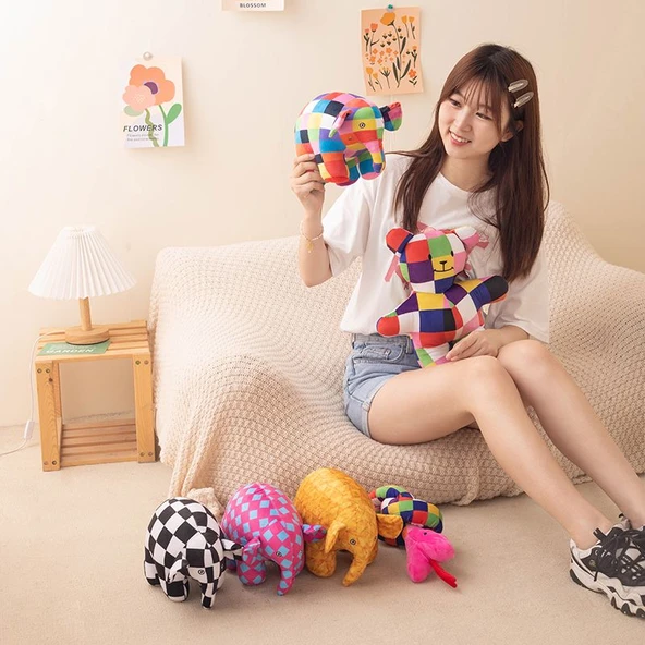 Ekose Seri Peluş Oyuncak - Emma - 30cm - 7