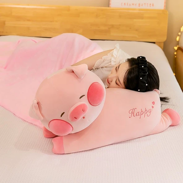 Dudu Domuz Peluş Oyuncak Bebek - 50cm - 11