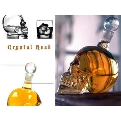 Crystal Head Kuru Kafa Cam Şişe 350 ml - 2