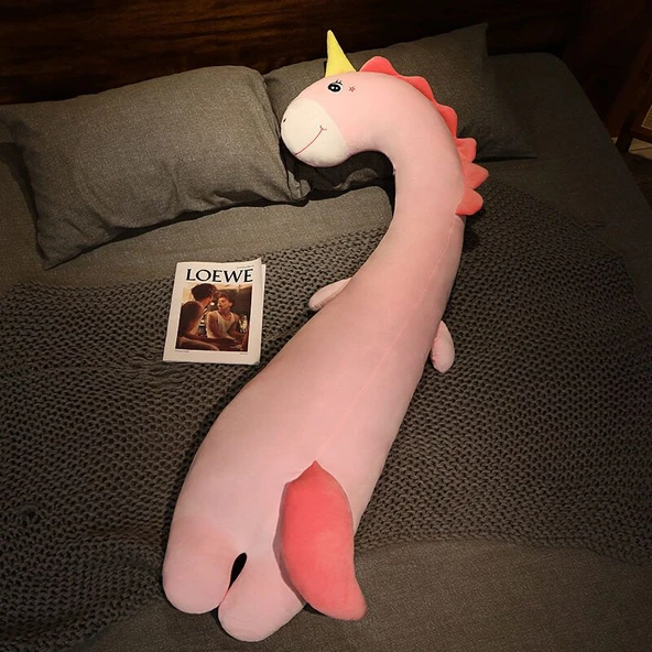 Unicorn Uzun Peluş Yastık Oyuncak - 120cm