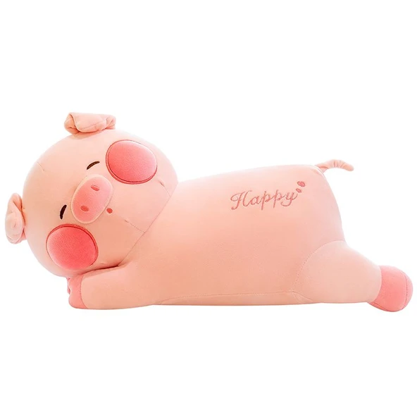 Dudu Domuz Peluş Oyuncak Bebek - 50cm - 12