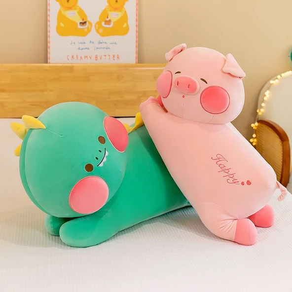 Dudu Domuz Peluş Oyuncak Bebek - 50cm - 5