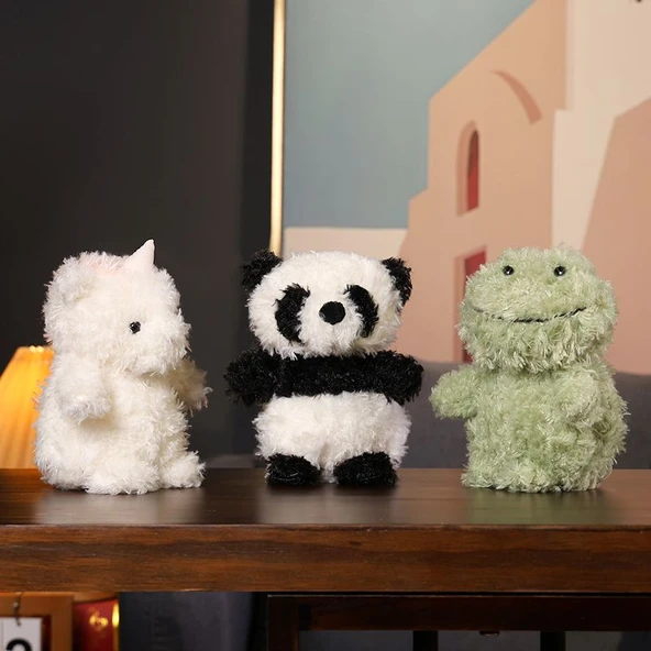 Sevimli Hayvan Peluş Oyuncak Bebek - Sarı Civciv 30cm - Resim 10