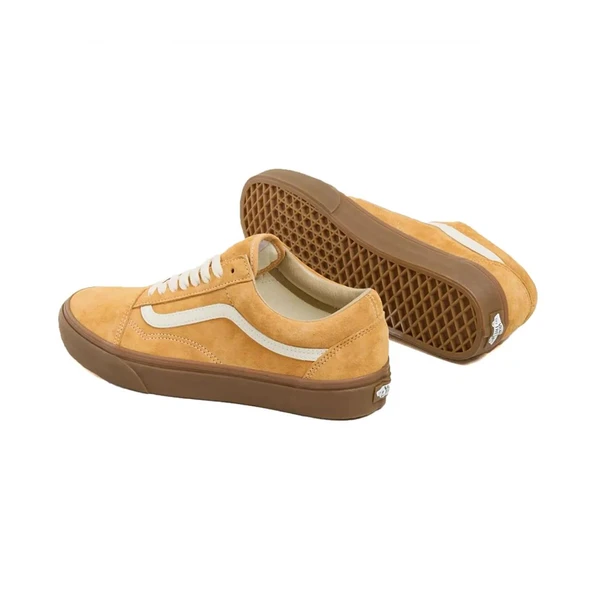 Vans Ua Old Skool Kahverengi Unisex Sneaker - Resim 3