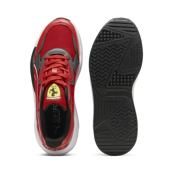 Puma Ferrari X-Ray Speed-RossoCorsa-Aged Kırmızı Sneaker - 6