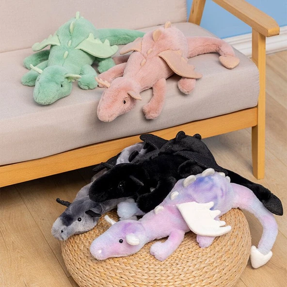 Yeşil Peluş Ejderha Oyuncak - 50cm - 10