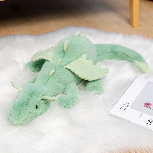 Siyah Peluş Ejderha Oyuncak - 100cm - 5