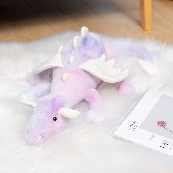Siyah Peluş Ejderha Oyuncak - 100cm - 3