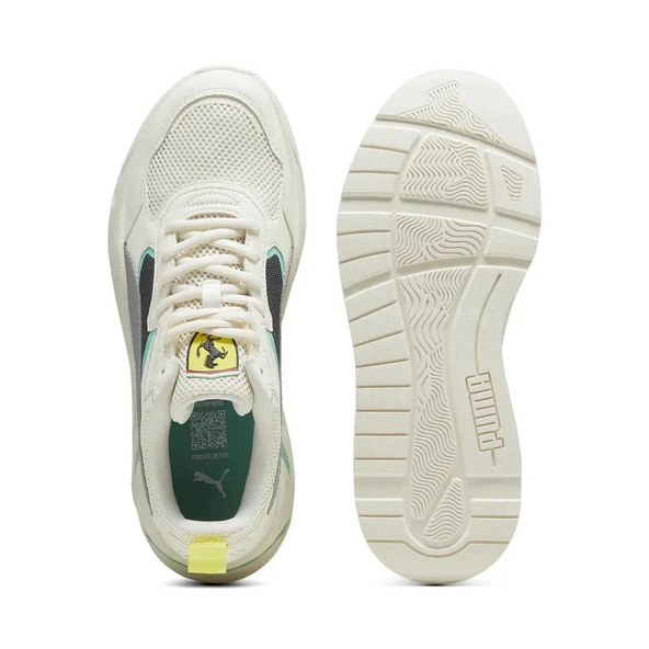 Puma Ferrari Trinity-Frost Ivory-P Sil-Frozen Grn Erkek Sneaker - 4